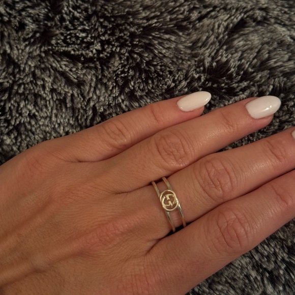 Gucci Interlocking Thin Open Band - Picture 6 of 12